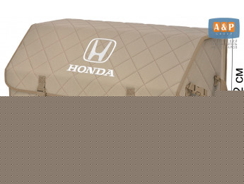 Органайзер-саквояж "Союз" в багажник Honda (Хонда), размер XL Plus. Цвет: бежевый с бежевой прострочкой Ромб.